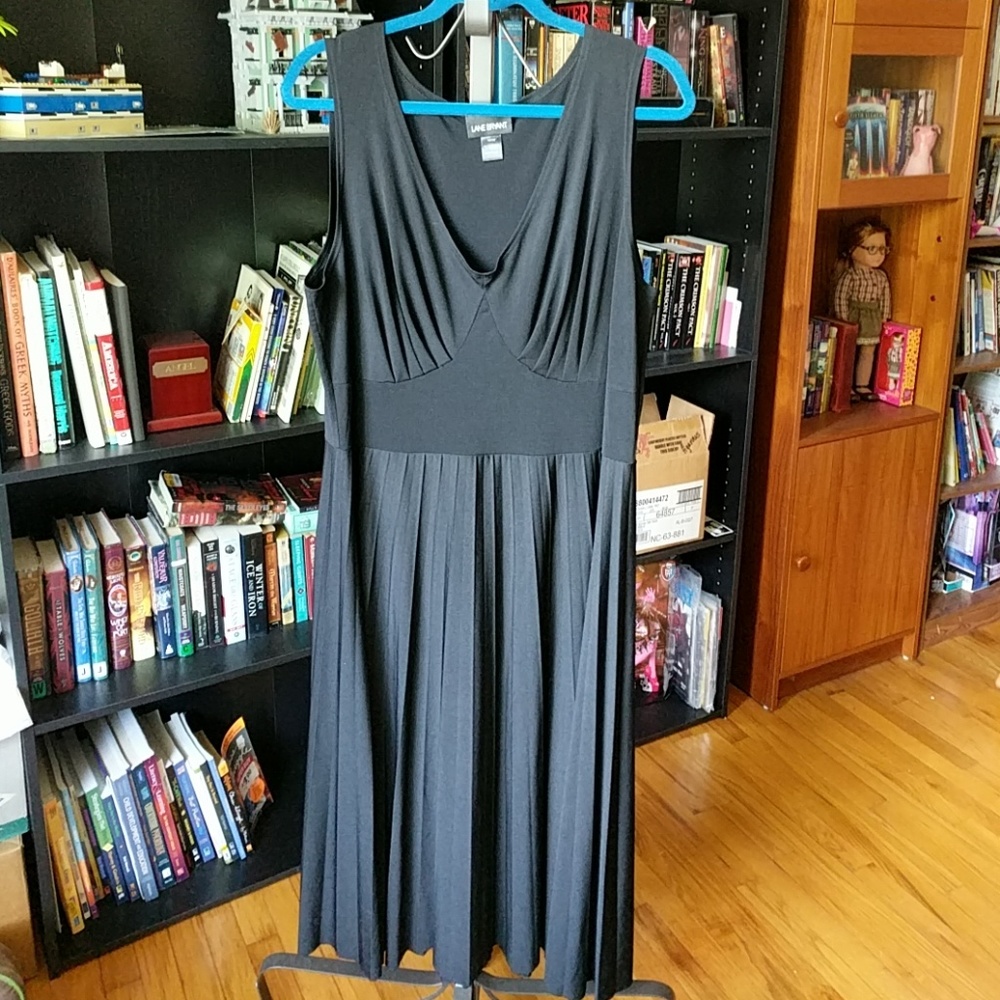 Lane Bryant LBD with pleated skirt